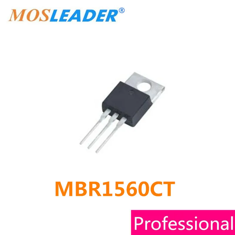 

Mosleader MBR1560CT TO220 100 шт. DIP MBR1560, сделано в Китае, высокое качество