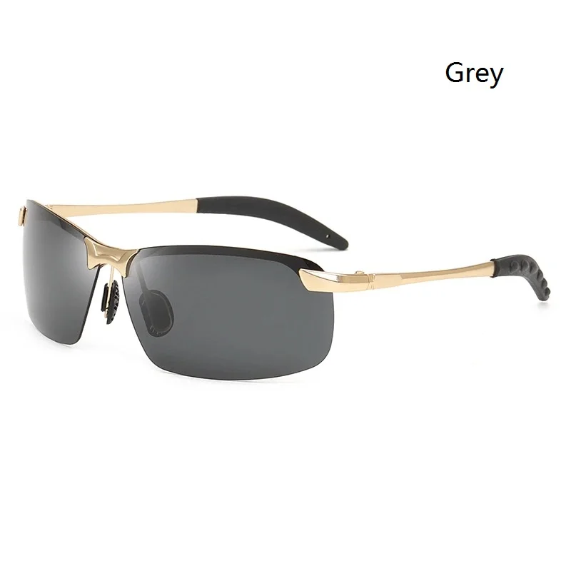 Темные очки для вождения мужские солнцезащитные поляризационные легкие