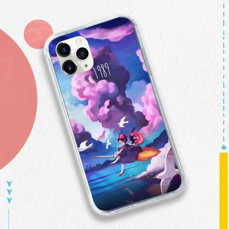 

Hayao Miyazaki Anime Movie Phone Case for iPhone 11 12 pro XS MAX 8 7 6 6S Plus X 5S SE 2020 XR