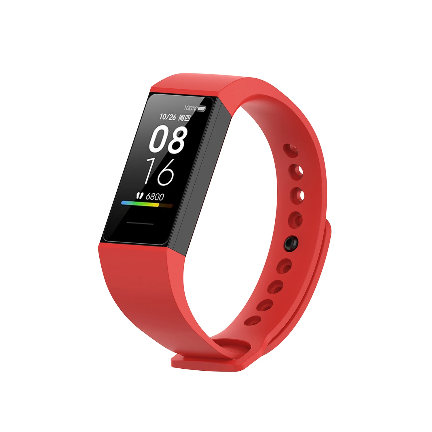 Ремешок силиконовый для Xiaomi Mi Band 4C сменный спортивный мягкий браслет умного