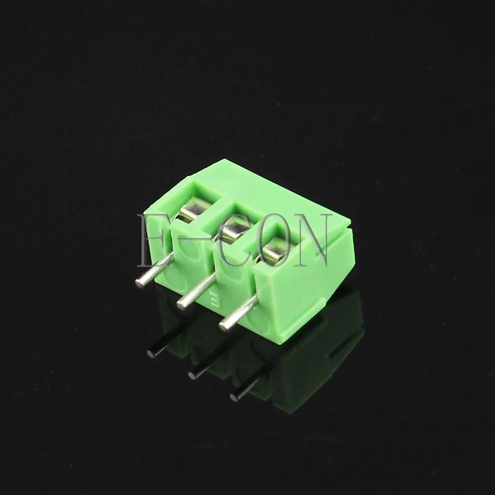 

1 шт. 3-полюсный/3-контактный 3,96 мм 3-сторонний прямой PCB Универсальный винтовой коннектор для клеммной колодки