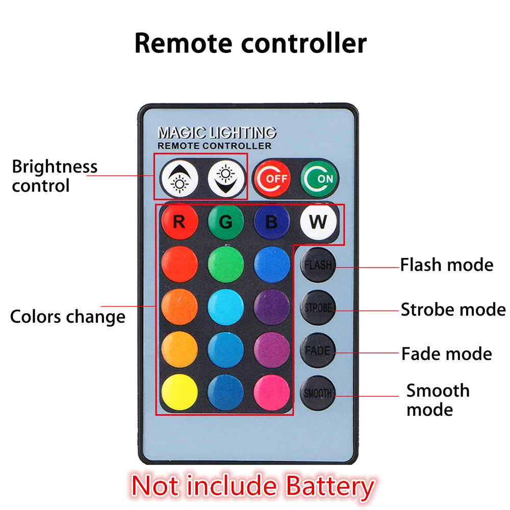 RGB 2 шт. 12 В 27SMD 5050 многоцветные светодиодные противотуманные фары дальнего света