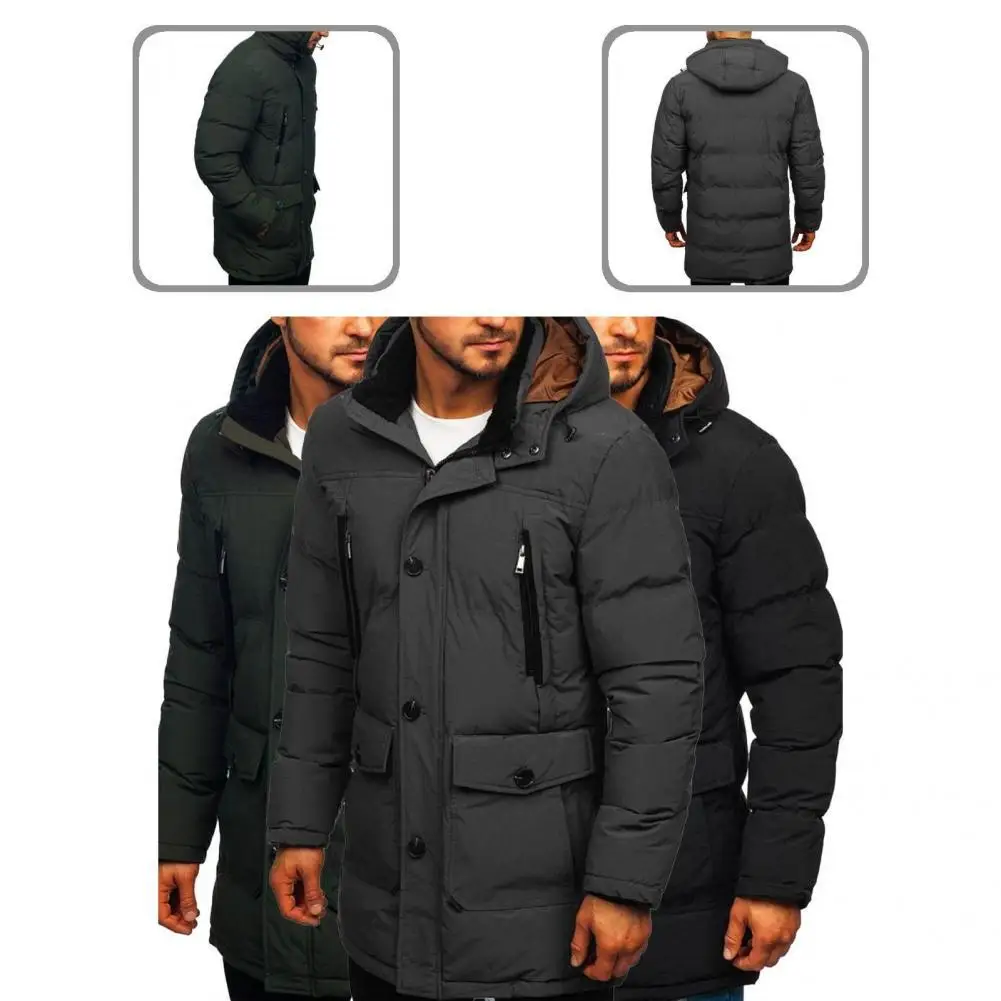 

Зимние пальто, приятная для кожи Модная однотонная Толстая шапка с длинным рукавом, толстовка с капюшоном, куртка