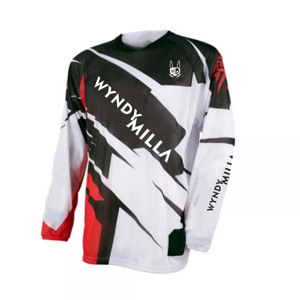 

New Men TEAM WYNDYMILLA Mountain Bike Motorcycle Downhill Racing Cycling Jersey Crossmax Shirt Ciclismo Clothes For MTB Jersey