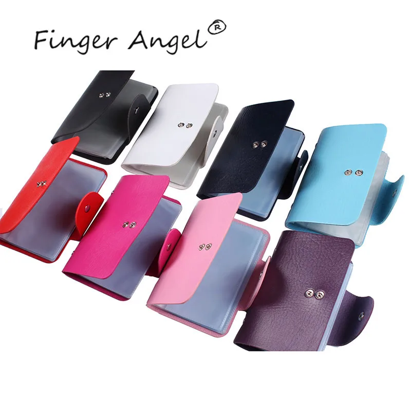 Finger Angel 20 Slots Nail Art Stamp Plate Stamping Cases Plates Holder Storage Bag Organizer Template Tools | Красота и здоровье