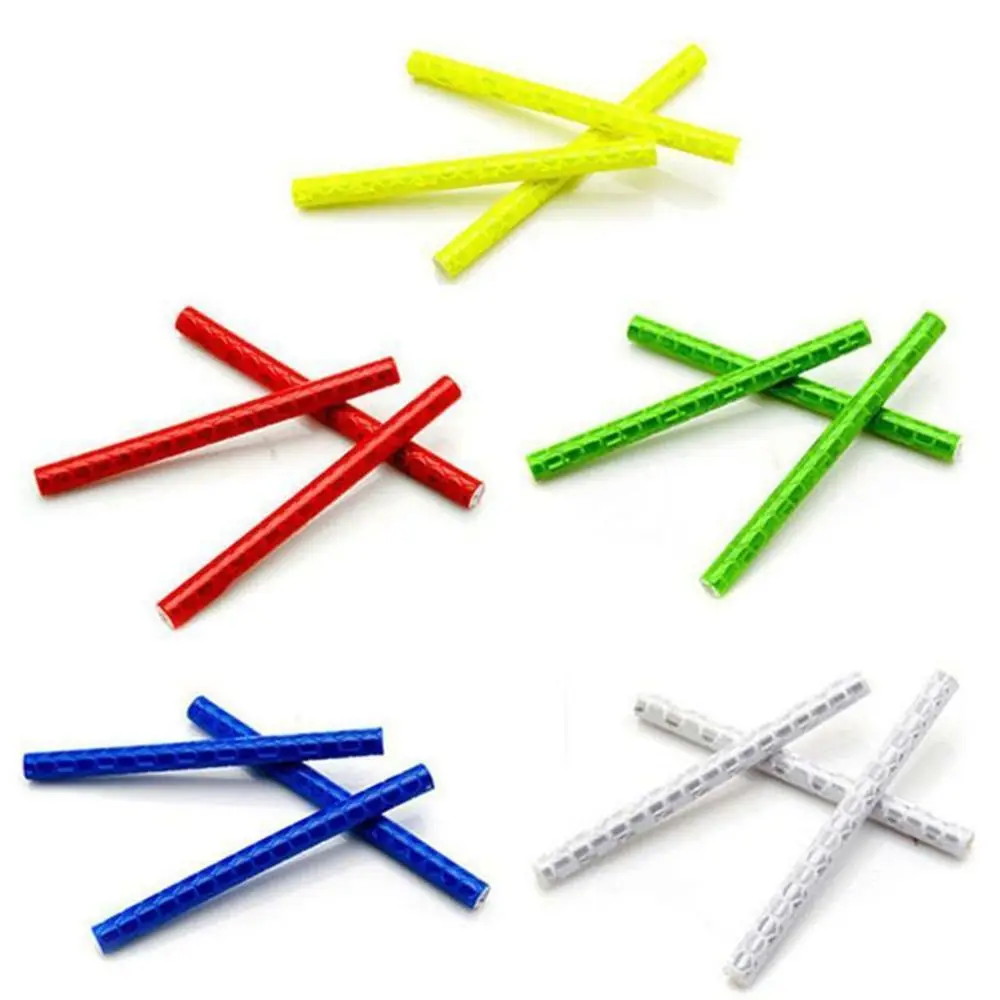 

New Bike Accessories Safety Warning Light Clip Tube Reflectors Bicycle Lights Wheel Rim Spoke Reflective Tubes Clip On
