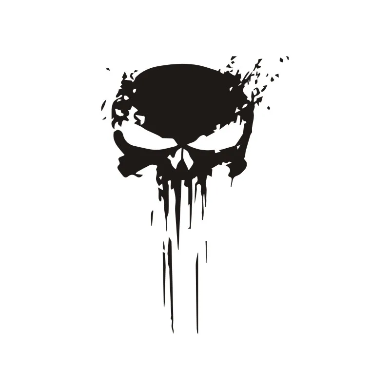 

22*15cm 3D Punisher Skull Blood Sticker Car Stickers and Decal Car Vinyl Reflective Sticker Car Styling Accessories Stickers