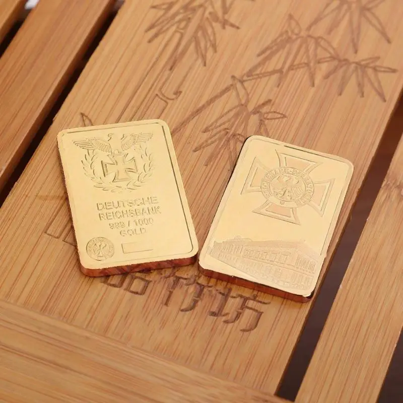 Памятные монеты времен 2 мировой войны 33 г золотой слиток немецкий Пруссия Орел