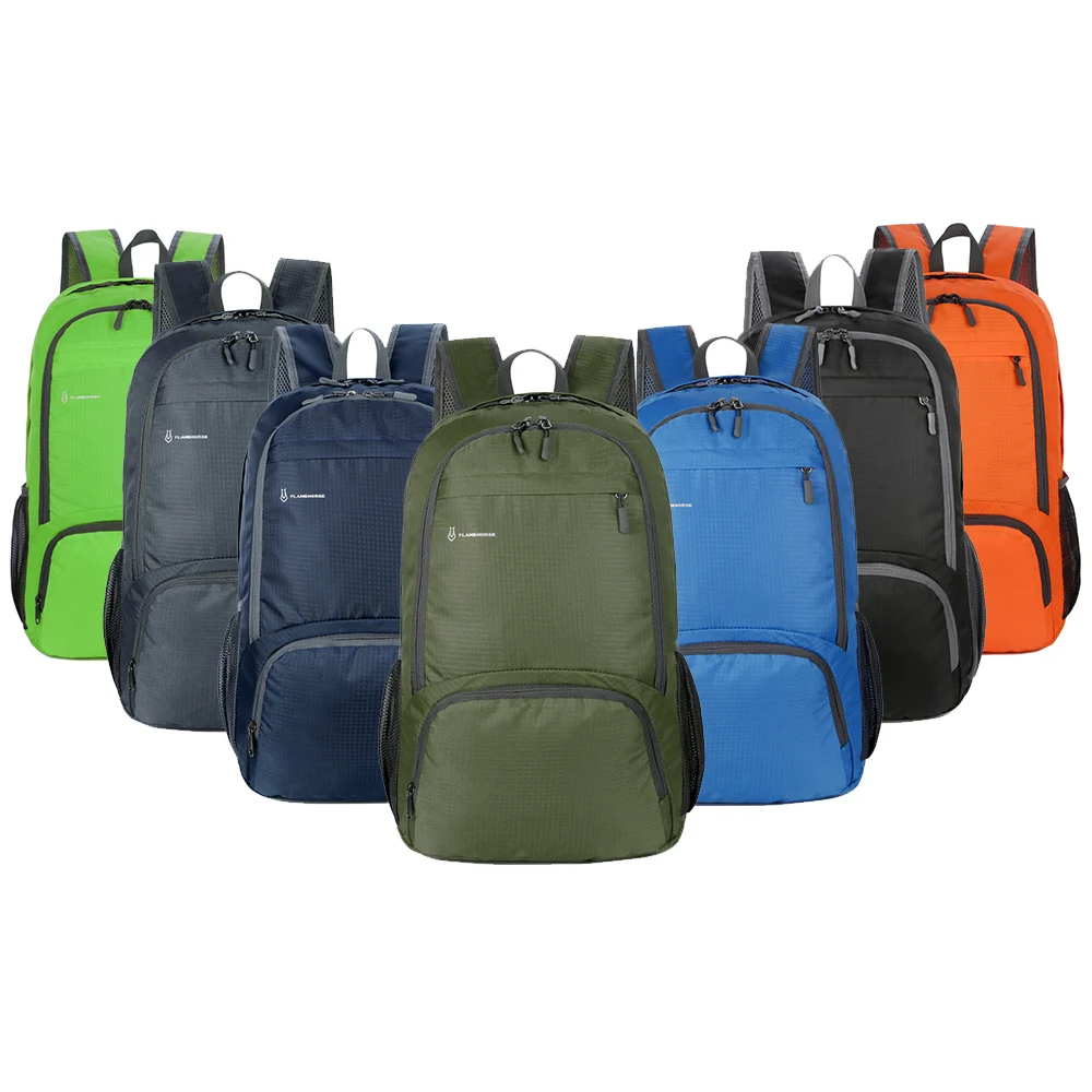 New High Quality Durable Nylon Folding Backpack Men Women Lightweight Outdoor Travel Hiking Backpack Portable Camping Daypack