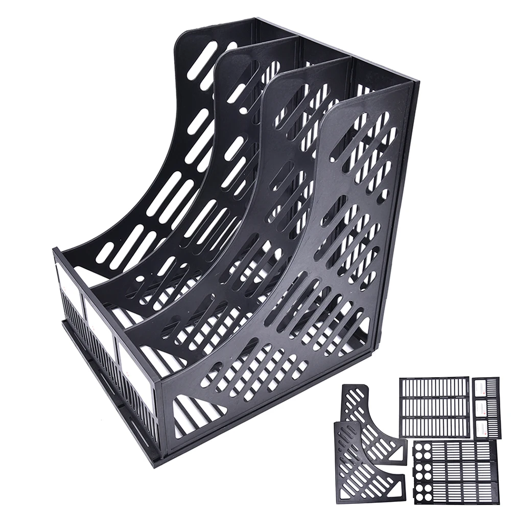 Ручной работы стол органайзер DIY деревянный 3 слоя лоток для документов книжные