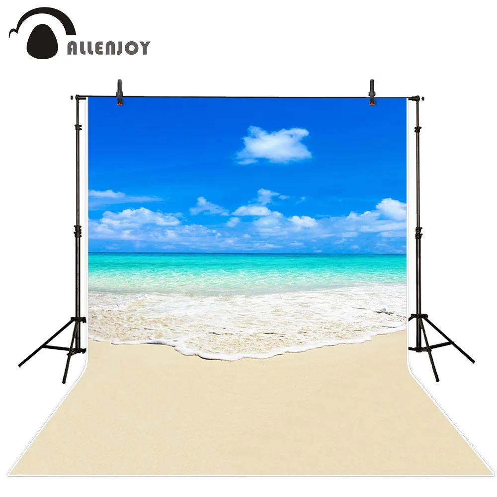 Фон для фотосъемки Allenjoy летний фон с изображением тропических каникул морской