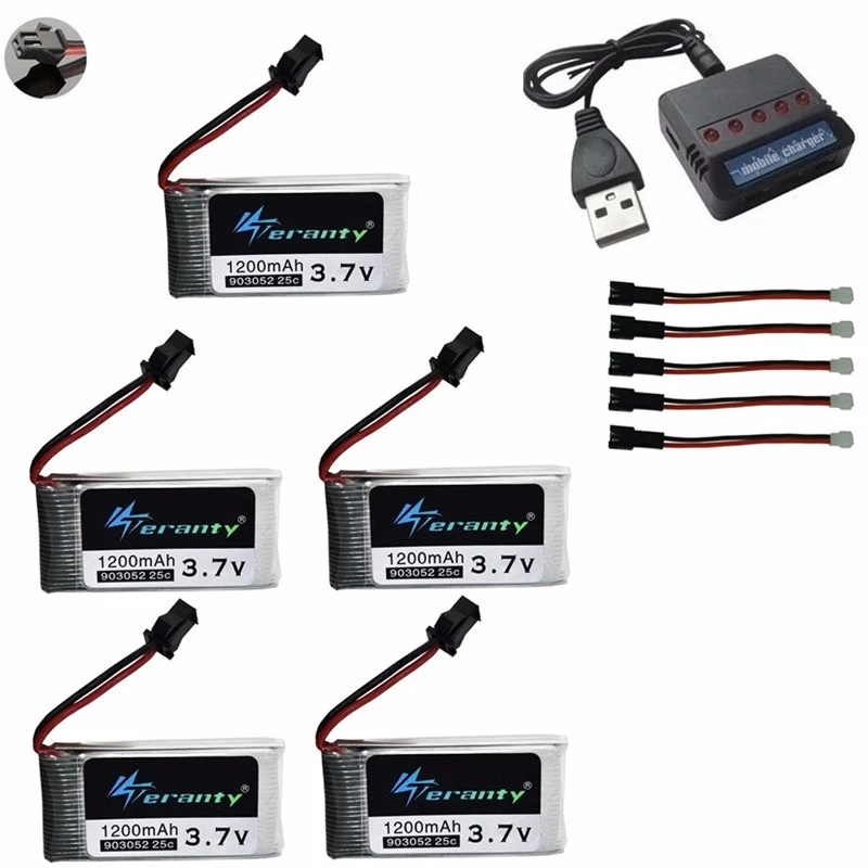 Аккумуляторная батарея SM Plug 3 7 в 1200 мАч для X5 X5C X5SW X5SC X5S 1 M18 H5P 903052 литий полимерный