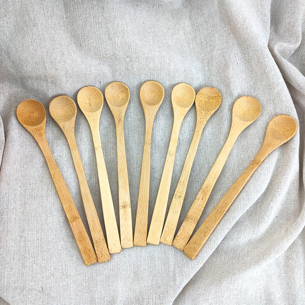 

Hot Sale Lot Wooden Spoon Bamboo Kitchen Cooking Utensil Tool Soup Teaspoon Catering Kids Spoon kitchenware for Rice Soup