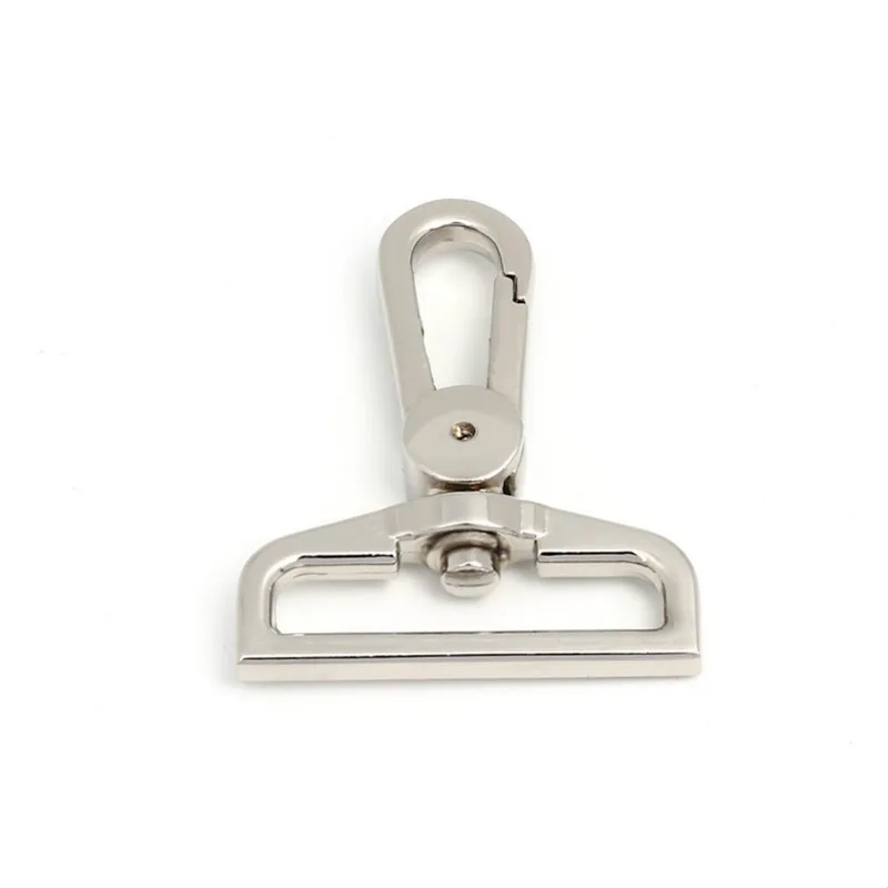 

50pcs Diy Bag Accessories Rotatable Buckle Hook Lobster Key Chain Metal High Quality Carabiner For Bag Parts & Accessories