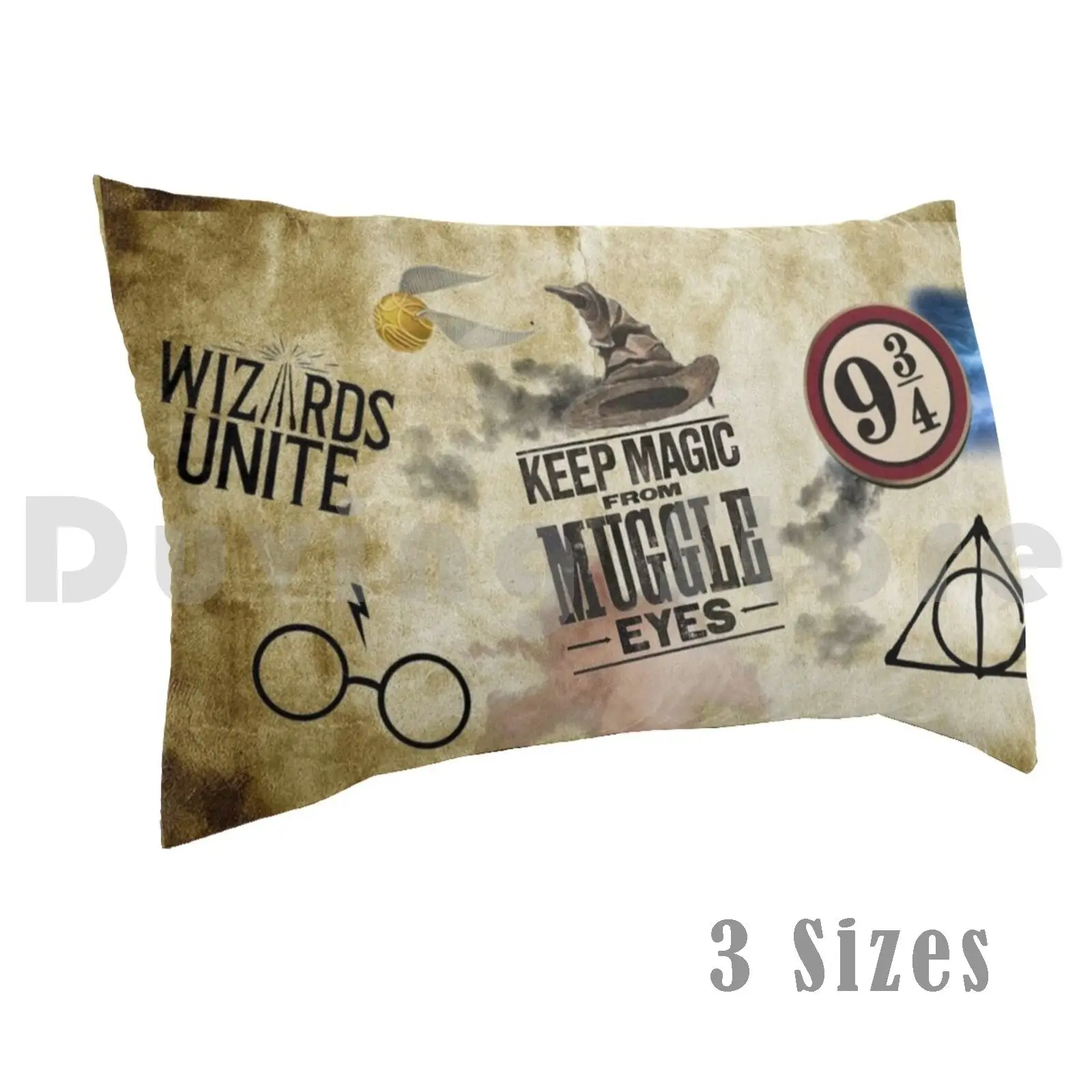 

Wizard! Pillow Case Printed 50x75 Magic Wizard Witch Wand Magical Witches Cartoon Movie