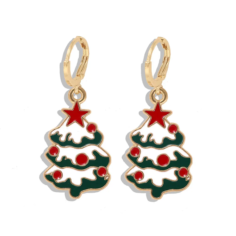 Girlgo Bauble Bar Ручной работы Бусины Фламинго фантазия Висячие серьги для женщин Шарм Подвеска с Санта-Клаусом массивные серьги ювелирные изделия