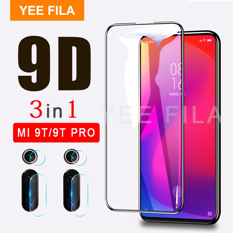 Защитное стекло для камеры закаленное 3 в 1 Xiaomi Mi 9 t Pro Mi9t Xiomi 9TPro Mi9 T T9 Pro|Защитные
