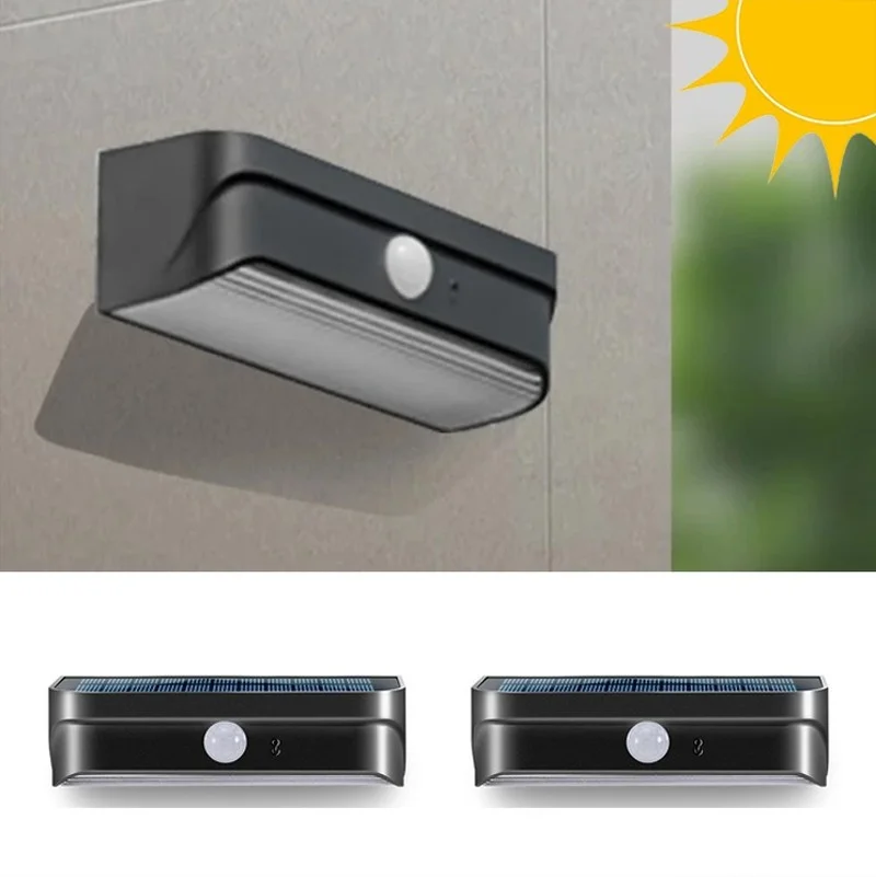 

Solar Street Lights Outdoor Solar Lamp with 3 Light Mode Waterproof Motion Sensor Security Lighting for Garden Patio Path Yard