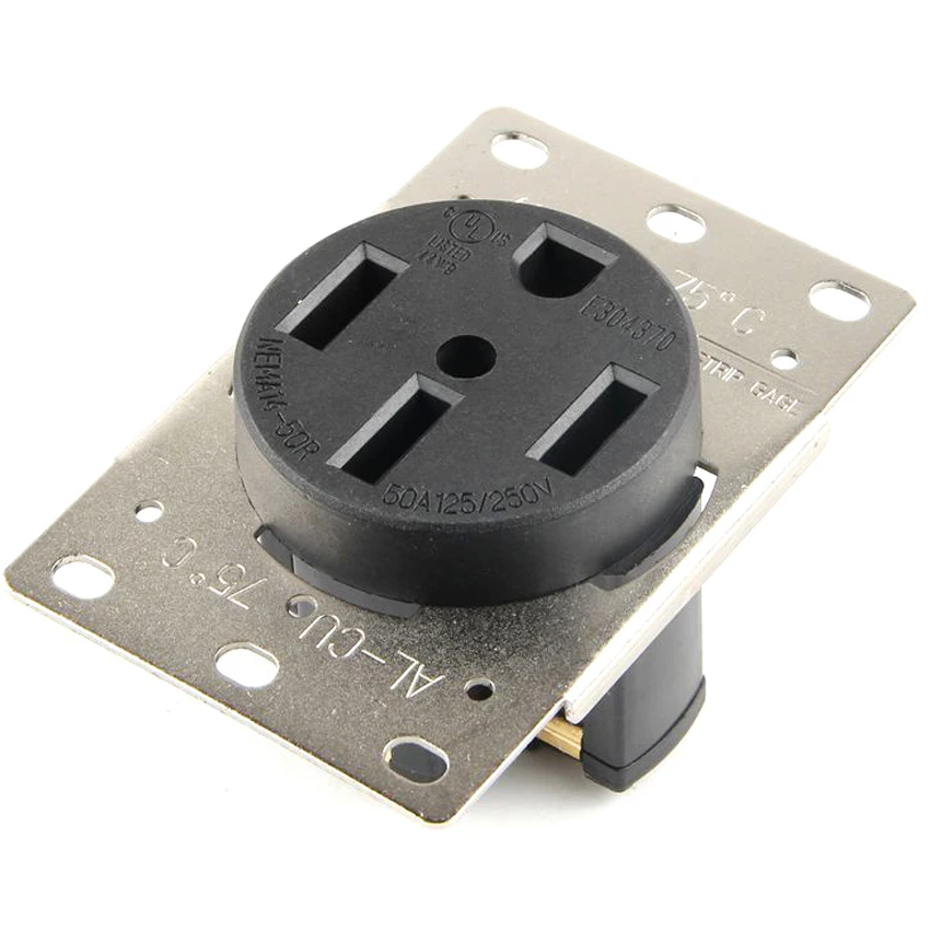 Американская розетка для генератора NEMA 14-50R 250 В 50 А 4 отверстия промышленная