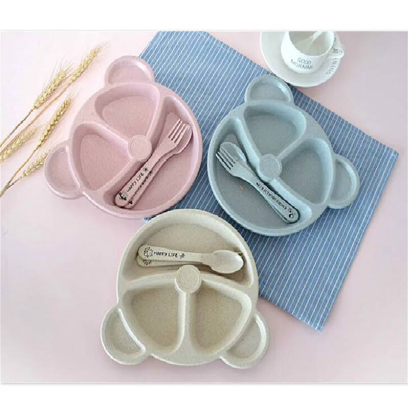 Детский коврик из пшеничной соломы присоска для детей|Блюдца и тарелки| |