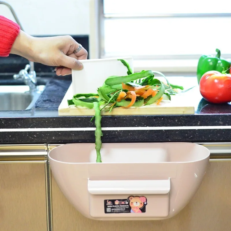 Креативное кухонное ведро для хранения подвесная дверь шкафа пластиковая