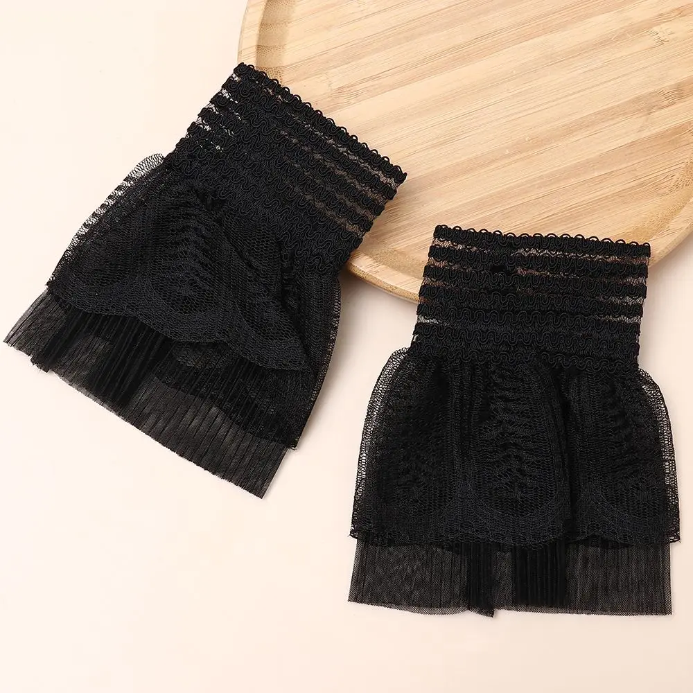 

Многослойный Чехол-манжета с оборками в стиле "Лолита", "Принцесса", "сделай сам", "готические" перчатки в стиле ретро, "Искусственные рукава", с...