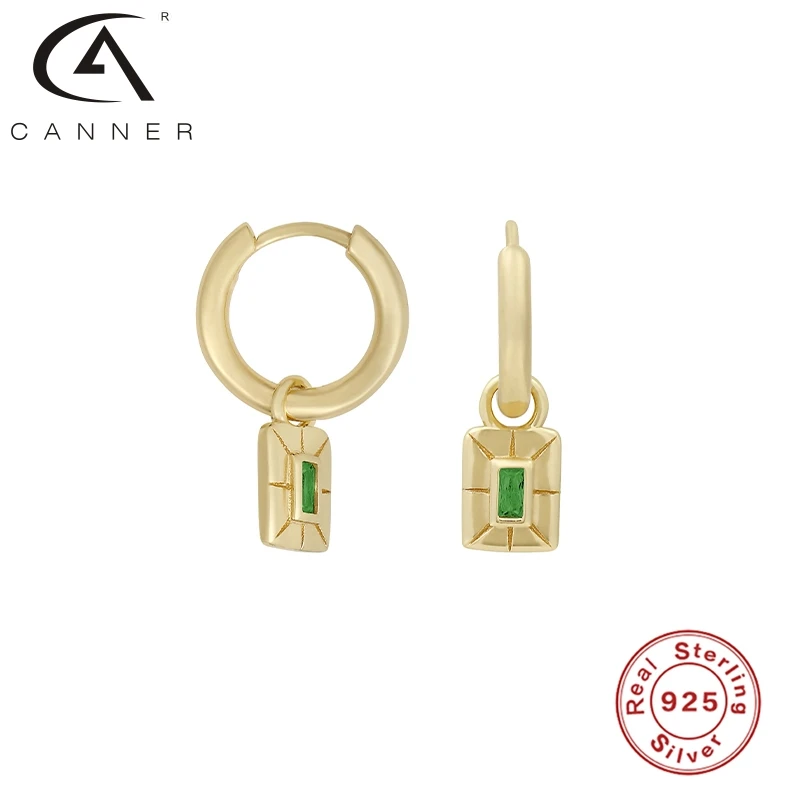 

CANNER Women Hoop Earrings Jewelry Packaging For Women Earrings Pendientes Plata 925 Earrings Fashion Jewelry HoopEarring Joyero