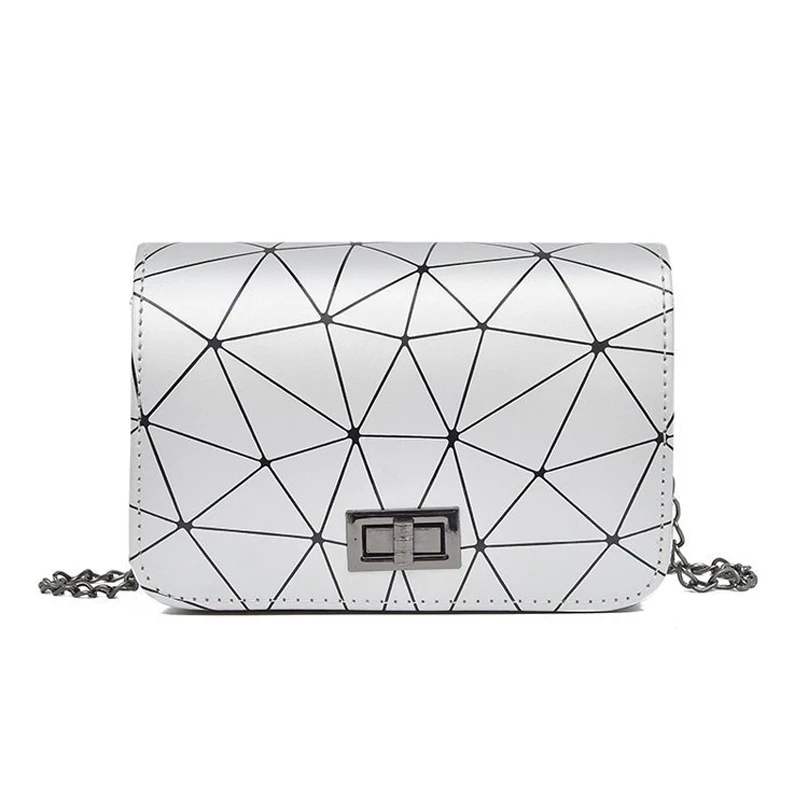 

Women Fashionable Shoulder Bags New Female Messenger Bag Handbag Chain Wild Crack Printing Wild Cross Body Bag