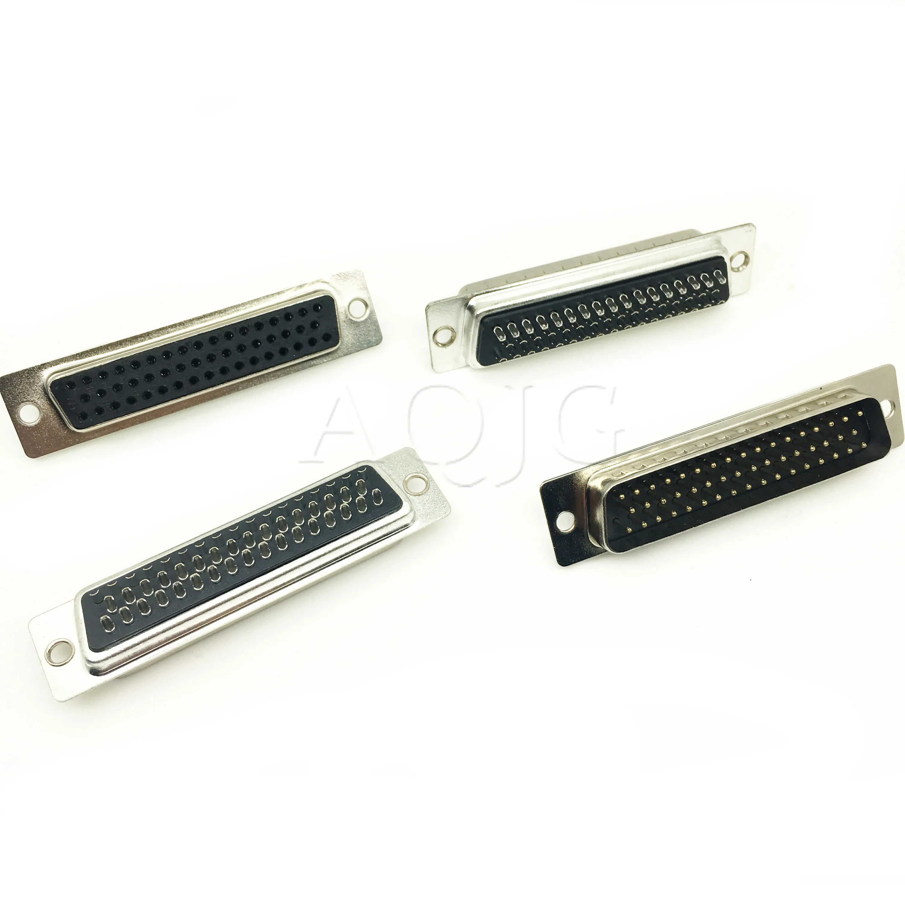 10 шт. DB50 50 Pin Женский Мужской 3 ряда F Тип Отверстие сварки адаптер разъем - купить