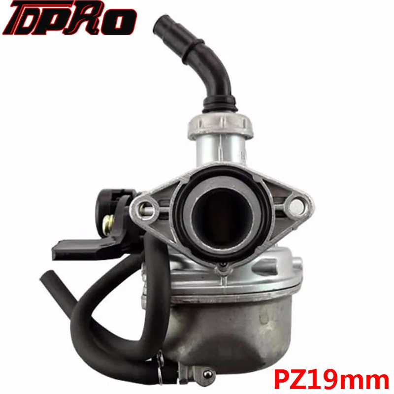TDPRO PZ19mm Carburetor Carburador PZ19 Pitbike For Chinese ATVs Dirt Bikes Go Karts and Suzuki Yamaha Honda Racing Moto Bing | Автомобили