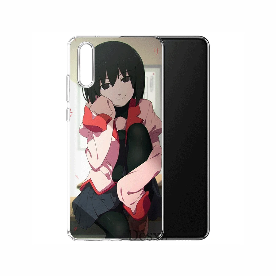 Мобильный телефон чехол TPU для Huawei Honor 7A 7C 7X 6A 8 8X 8C 9 9X View 20 Note 10 Lite Oshino Ougi Monogatari