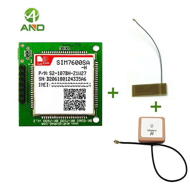 B1 B2 B3 B4 B5 B7 B8 B28 B40 LTE SIM7600SA-H основной плате, CAT4 SIM7600SA-H коммутационная плата - Цвет: With GPS 4G antennas