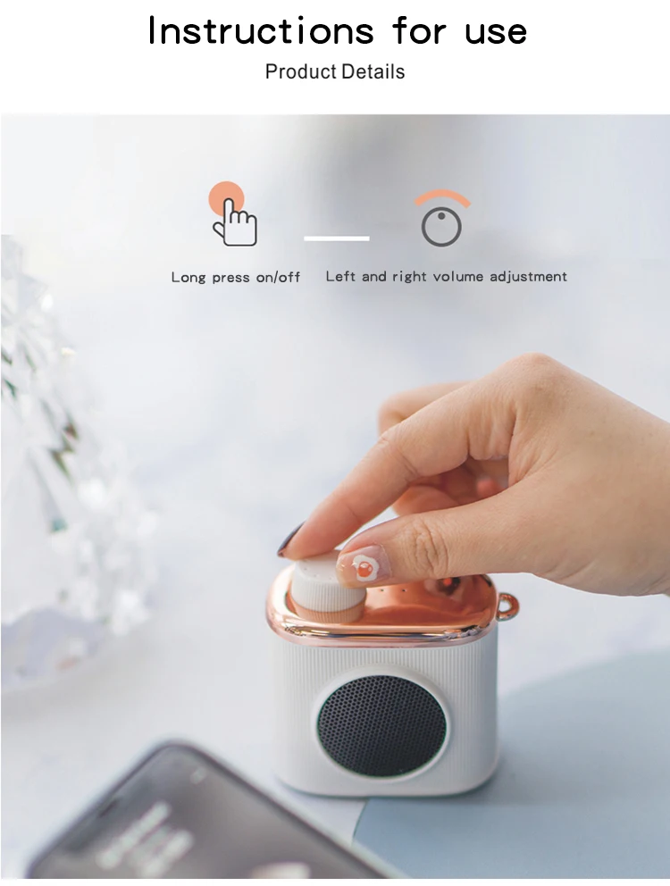Новая Ретро камера портативный мини Bluetooth динамик милый Ностальгический 3D стерео