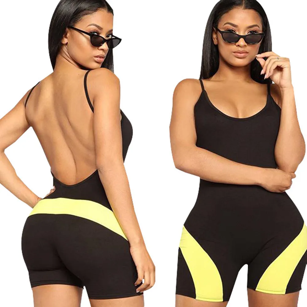 Женское сексуальное боди без рукавов облегающая Клубная одежда летняя тонкая