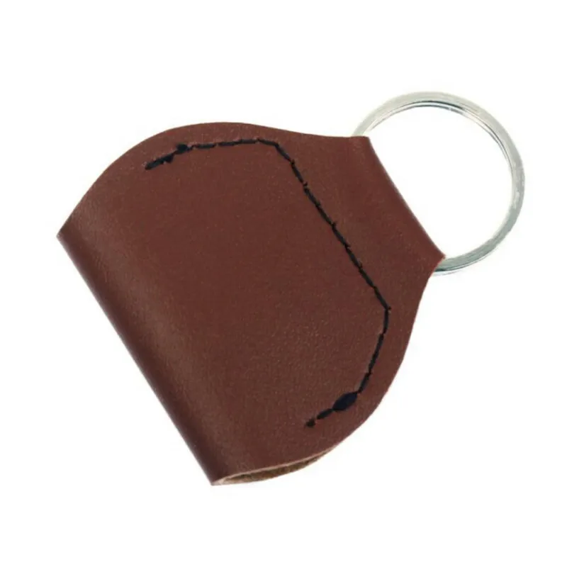 

Portable PU Leather Guitar Pick Bag Cases Pouch Lightweight Key Chain Style Guitar Picks Plectrums Bag Holder Guitar Accessory