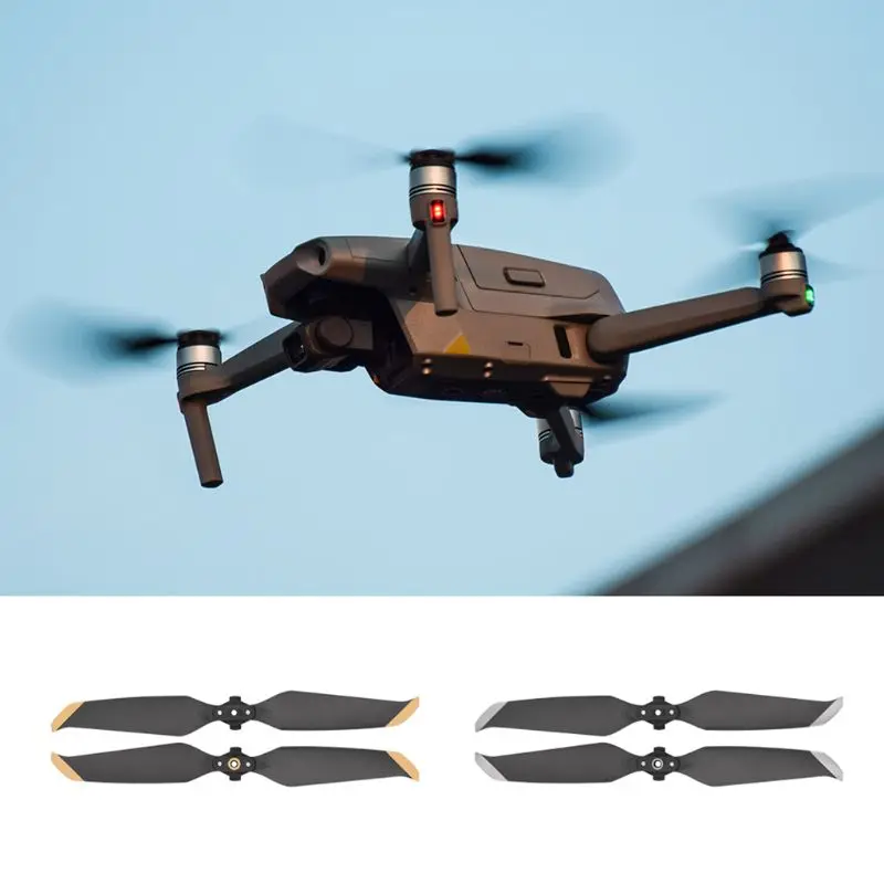 1 пара пропеллеров с низким уровнем шума Простая установка лезвие для DJI Mavic Air 2 Drone