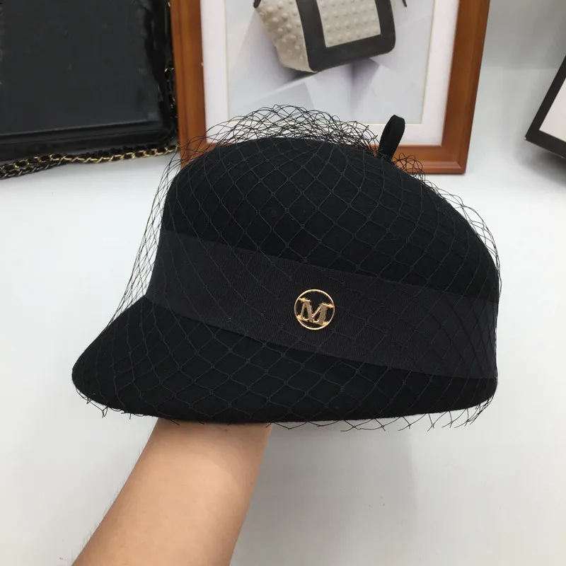 Новая шерстяная марлевая крышка на весну и осень зиму женская модная шапка берет