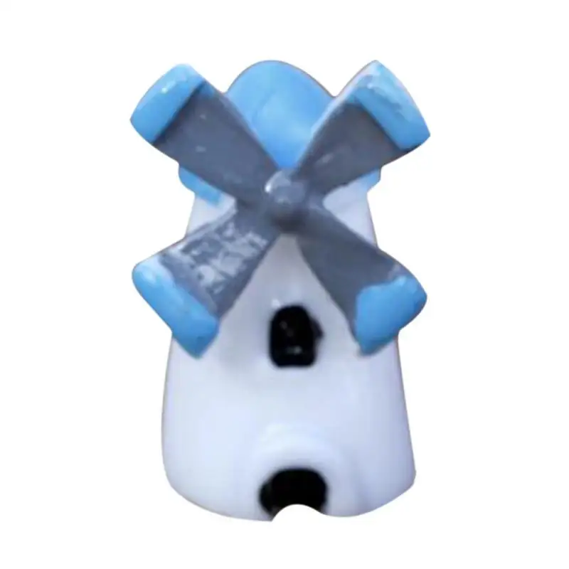 

Mini DIY Ature Bonsai Ornament Resin 4 Style Garden Bonsai Ornament Craft Miniature Church Castle Home Garden Ornament