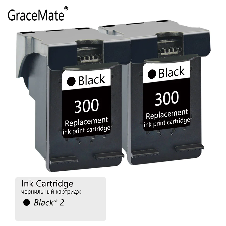 GraceMate совместимый для HP 300XL чернильный картридж Deskjet D1660 D2500 2560 F4435 F4440 F4450 F4470 F4472 F4473