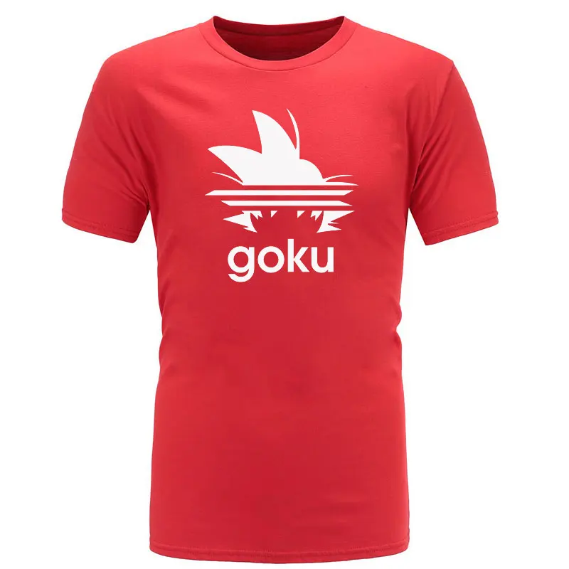 

summer Newest Anime Printing Woman Men T-Shirts Goku Funny T Shirts 100% Cotton Top Tees Homme Clothing