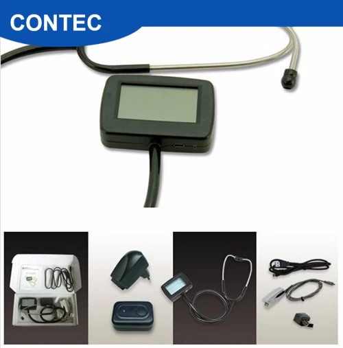 CMS-M CE TFT 2,7 дюймов Многофункциональный портативный электронный стетоскоп сердечного ритма