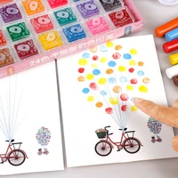 childrens finger painting coloring painting graffiti painting fun early education toy paint printing pad kindergarten gift