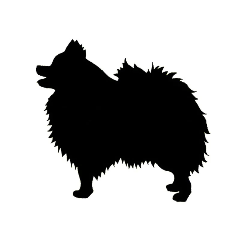 

Pomeranian Dog Car Sticker Vinyl Auto Accessories Car Window Car Styling Decal PVC 14cmx13cm Cover Scratches Waterproof