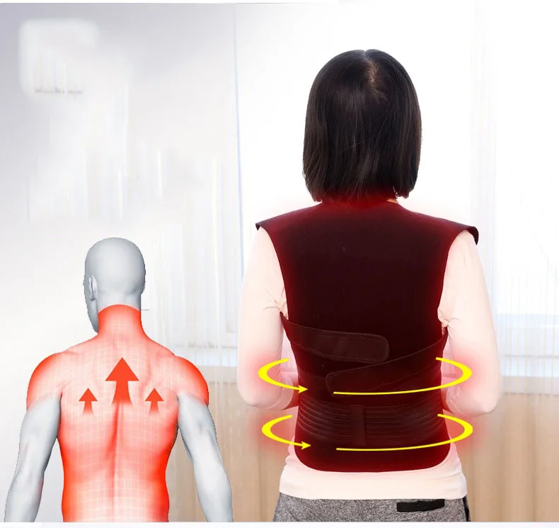 

Tourmaline Self-heating Magnetic Therapy Belt Waist Support Kneepad Shoulders Sweater Vest Waistcoat Warm Back Pain Treatment