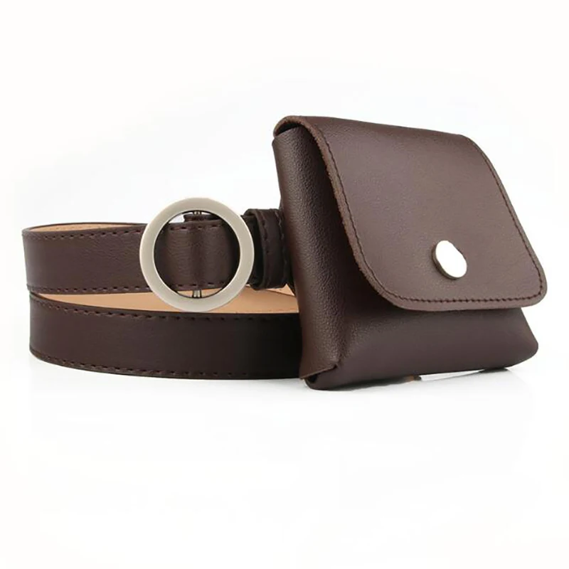 

LKEEP Women Waist Belts Bags Leather Ladies Waist Pack Women Dress Skirt Decoration Small Fanny Pack