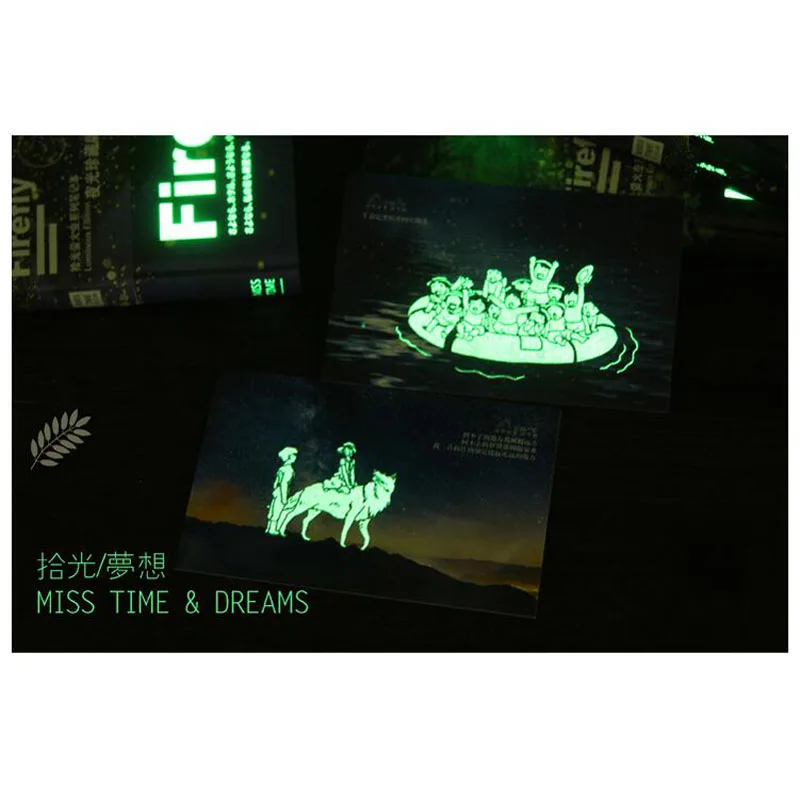 30 шт./лот Miyazaki светящийся кинотеатр поздравительные открытки Бумажные