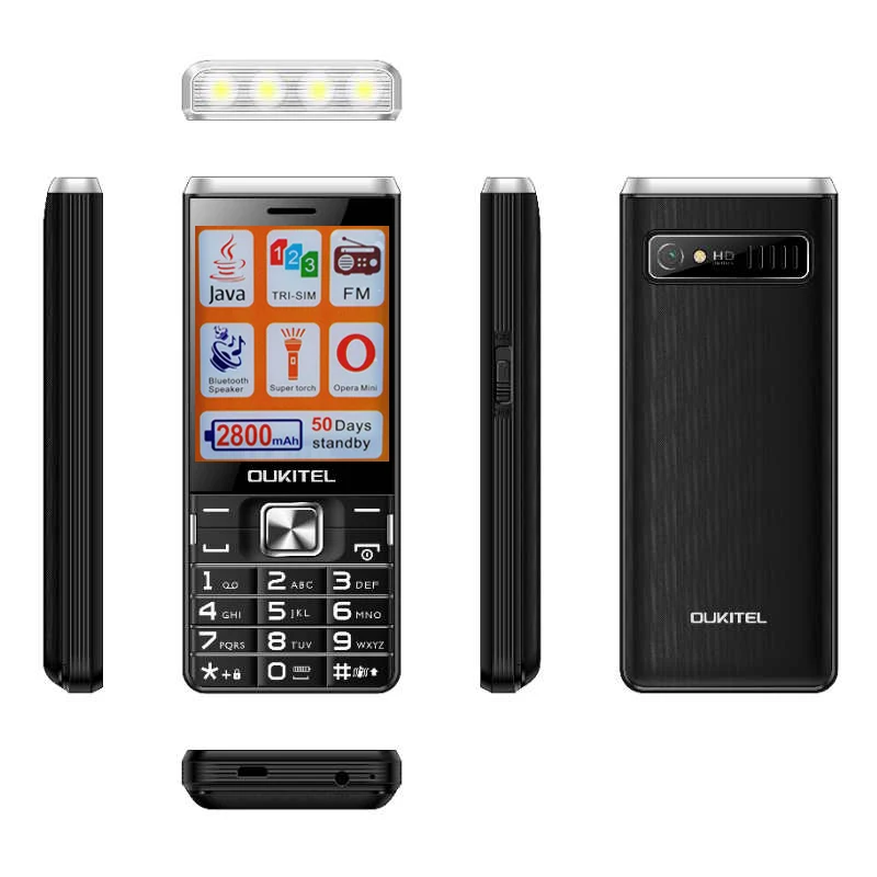 Oukitel L2801 мобильного телефона 2 8 дюймов 2800 мАч тройной сим карты старше старший