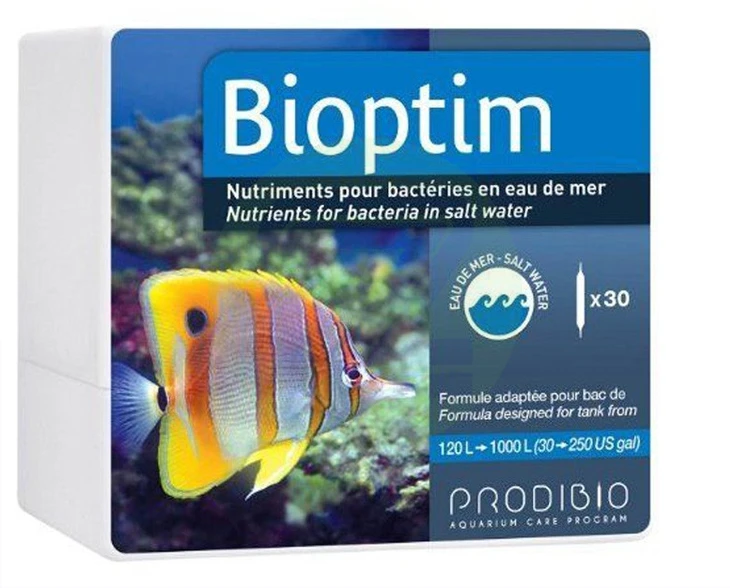 

Prodibio Bioptim Nutrients for Bacteria in Saltwater Marine Aquarium Fish Tank