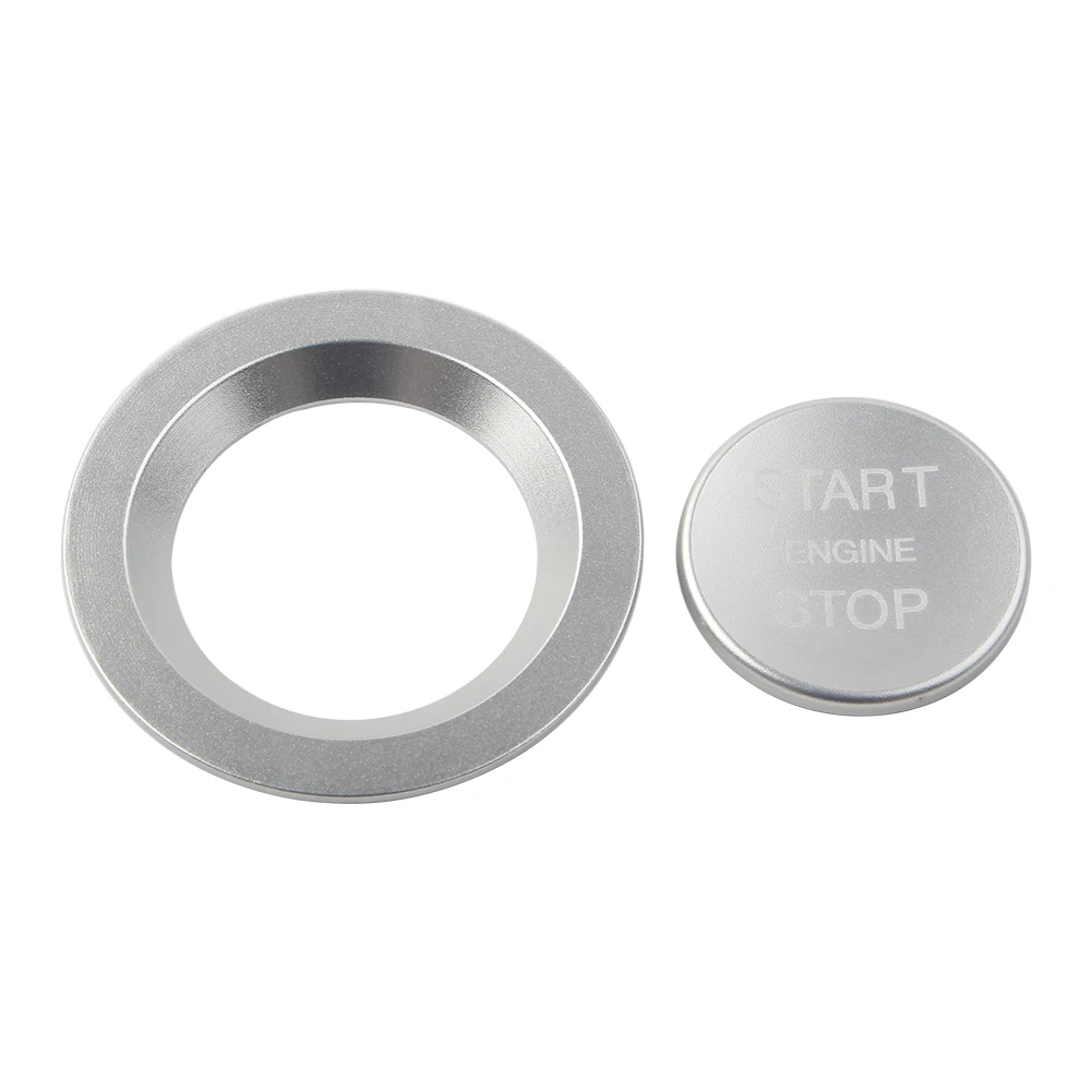 Автомобильная кнопка зажигания без ключа с кольцом для Land Rover Range Evoque Sport Jaguar XJ XF Xe