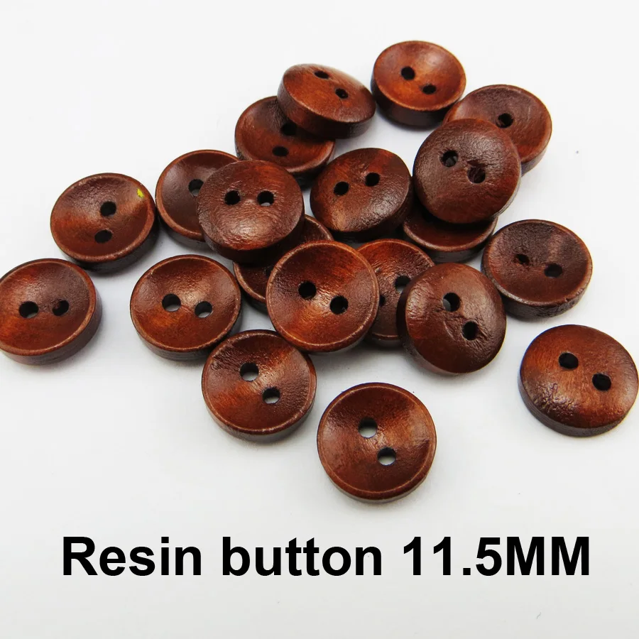 100 шт. 13 мм/15 мм/20 мм Темно кофейный Живопись деревянные пуговицы пальто сапоги